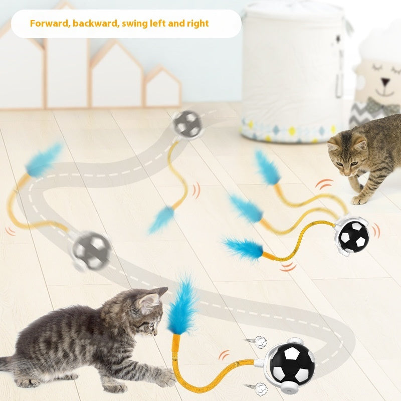 Bite-resistant Electric Cat Teasing Self-Hi Interactive Pet Jumping Ball