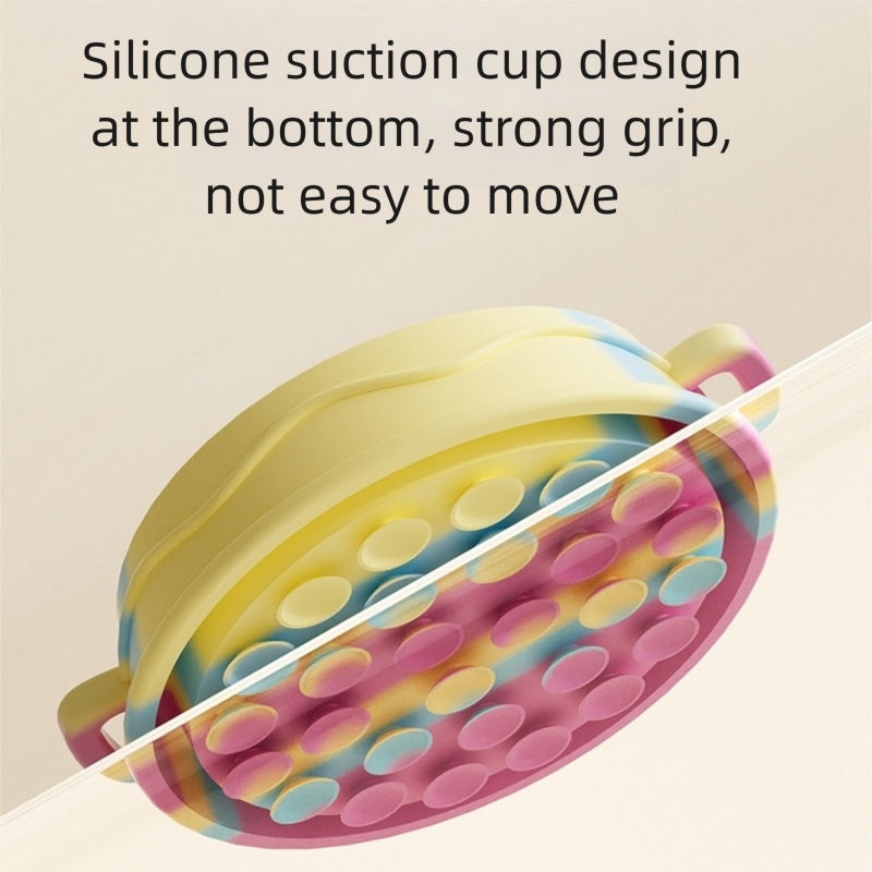 Cross-border Dog Bowl, Double-ear Handle Silicone Slow Food Bowl, Dog Pet Small Dog Slow Food Mat, Anti-choking Slow Food Bowl