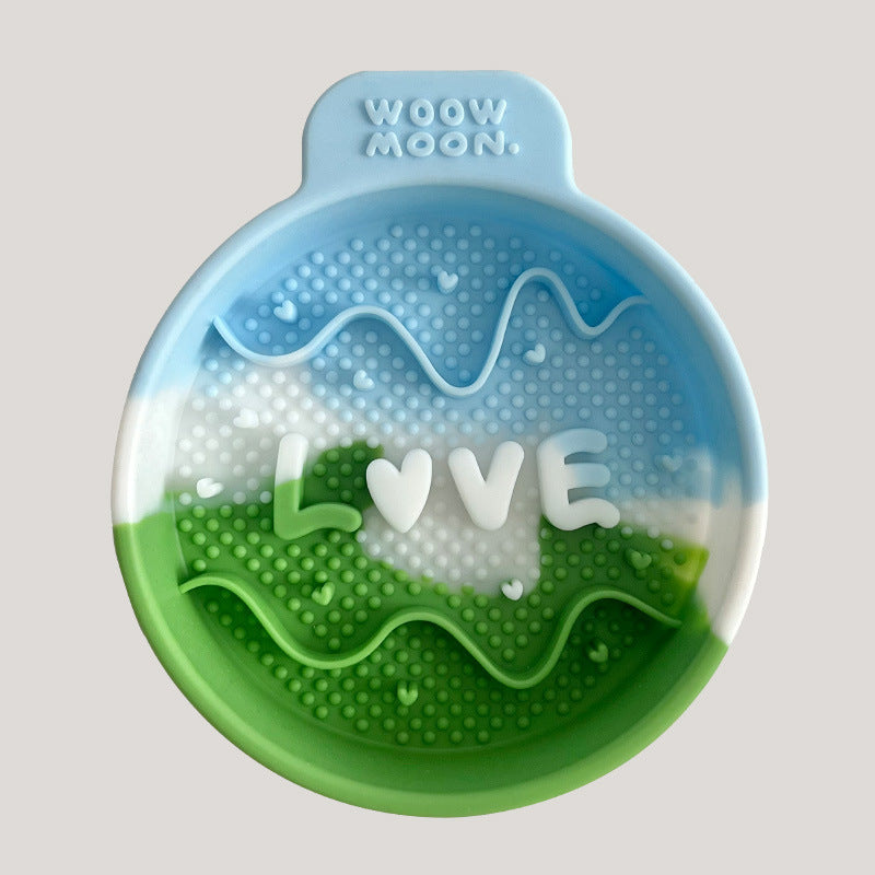 Small And Medium Dogs And Cats Silicone Slow Feeding Bowl