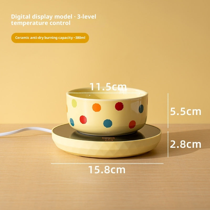 Cat Bowl Ceramic Heating Constant Temperature Cat Water Bowl