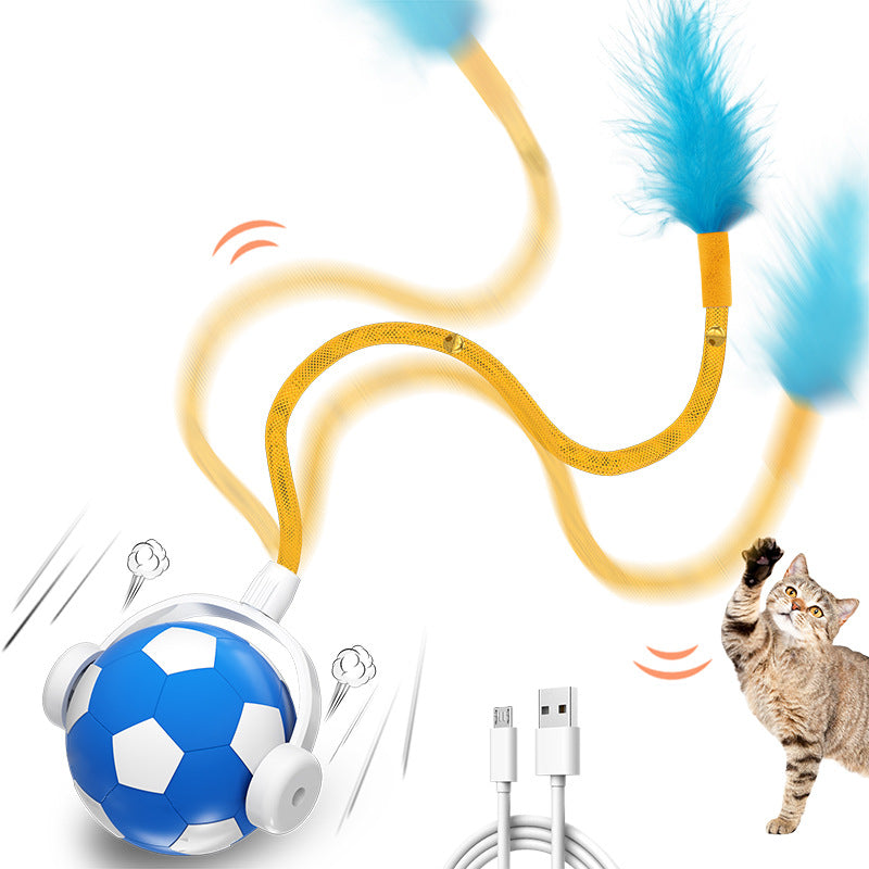 Bite-resistant Electric Cat Teasing Self-Hi Interactive Pet Jumping Ball