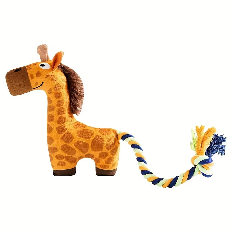 Squeaky Toys For Dogs - Dog Toys Plush, Funny Stuffed Enrichment For Poodle Bulldog Senior Home Indoor Travel Camping Enhance Playful Moments During Indoor Outdoor Activities