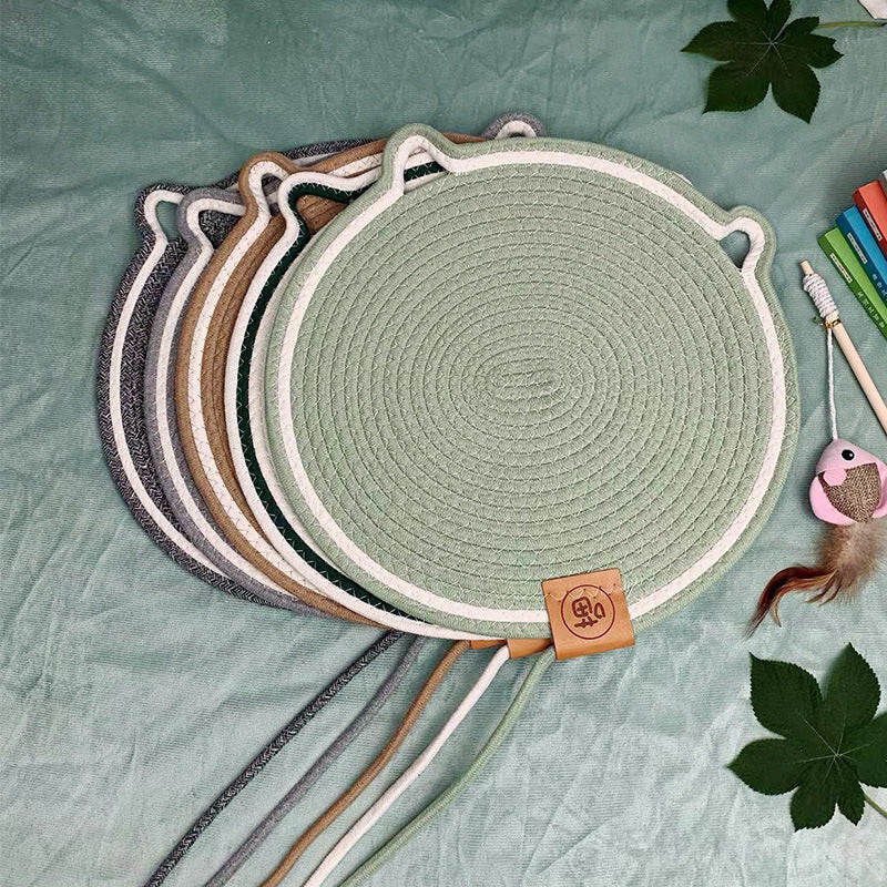 Cat Mat Wear-resistant Non-dandruff Rattan Cat Nest