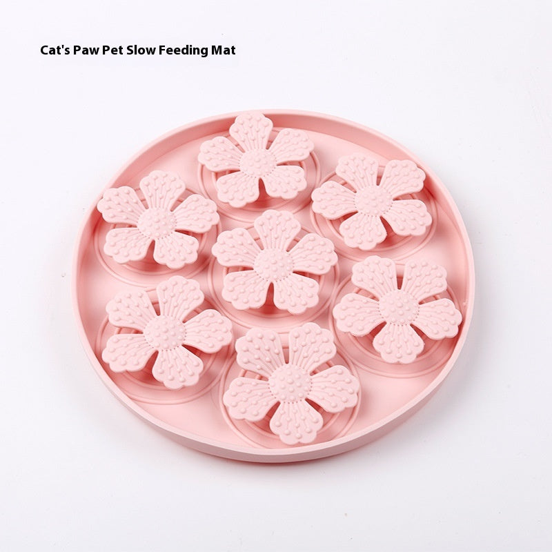 Pet Licking Pad Snack Pad Dog Tableware Suction Cup Silicone Food Bowl