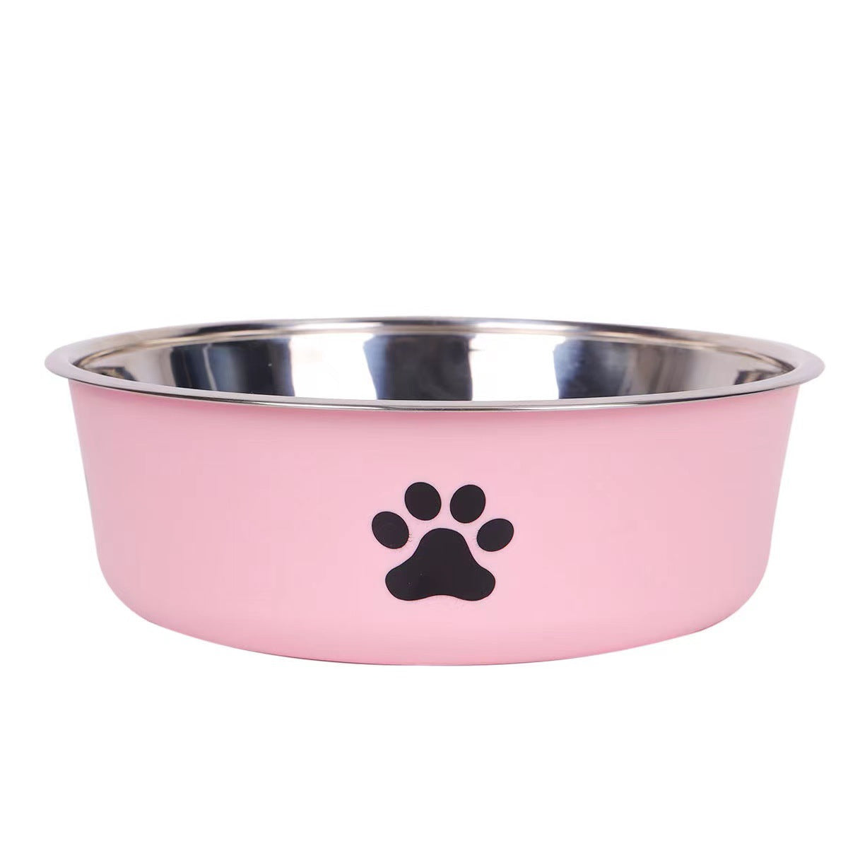 Stainless Steel High-value Anti-spill Pet Double-layer Plastic Bowl