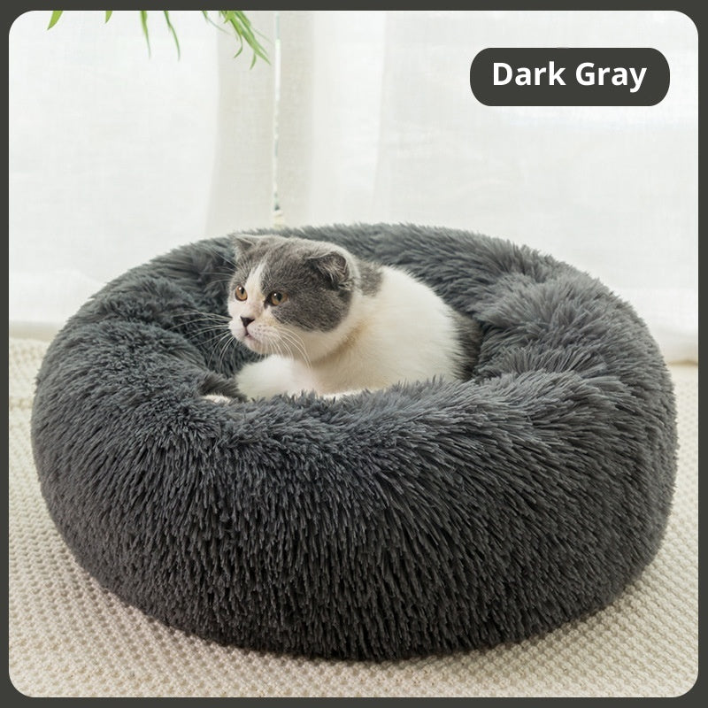 Cat Bed Dog Bed Plush Winter Warm Pet Supplies