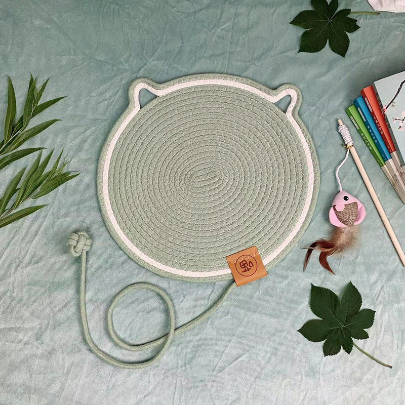 Cat Mat Wear-resistant Non-dandruff Rattan Cat Nest