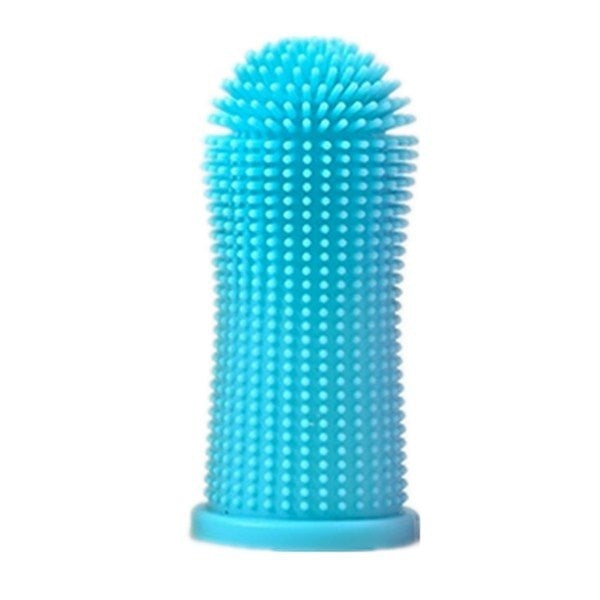 360-degree Silicone Finger Toothbrush For Cross-border Pets, Deep Oral Cleaning Finger Sleeve For Dogs And Cats