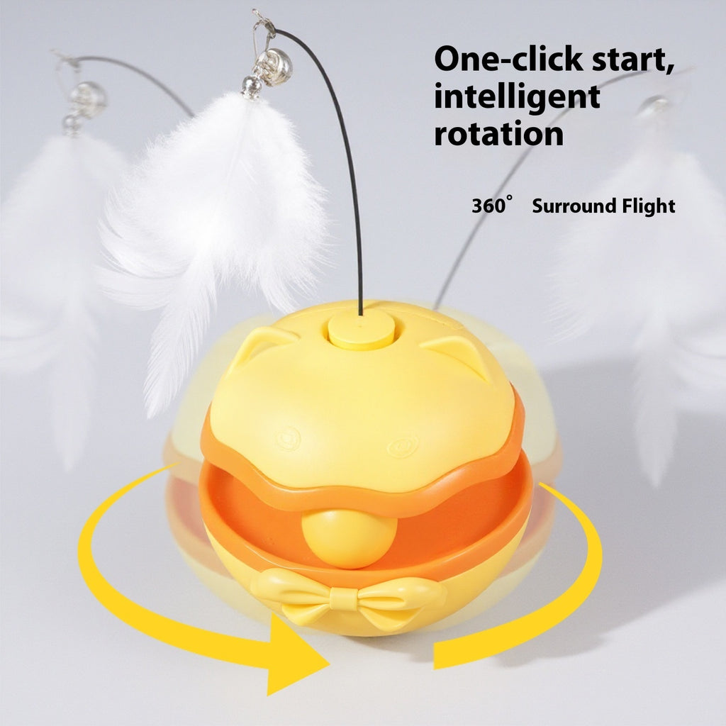 Electric Cat Toy Tumbler Self-Hi Cat Teaser