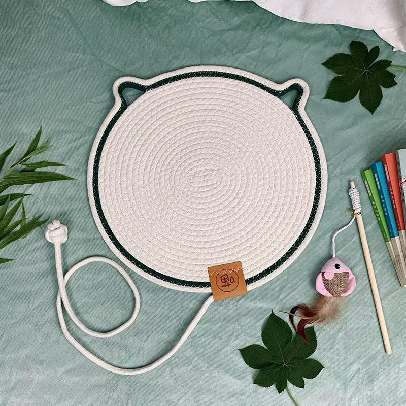 Cat Mat Wear-resistant Non-dandruff Rattan Cat Nest