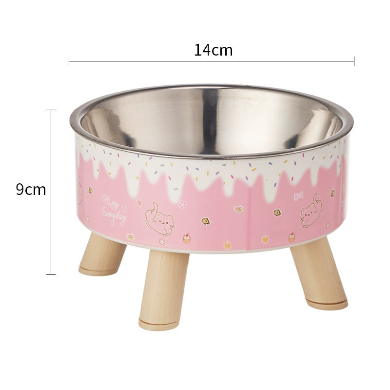 Cat Neck Protection Pet Anti-tumble Cat Bowl
