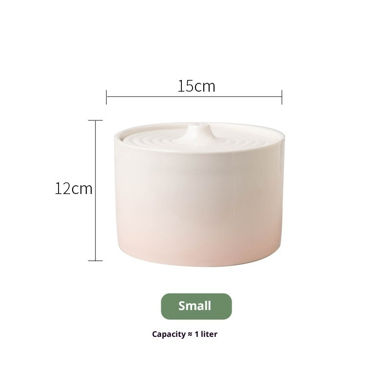 Cat Electric Ceramic Water Dispenser Drink Fountain