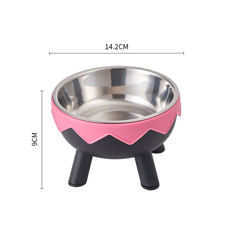 Cat Neck Protection Pet Anti-tumble Cat Bowl