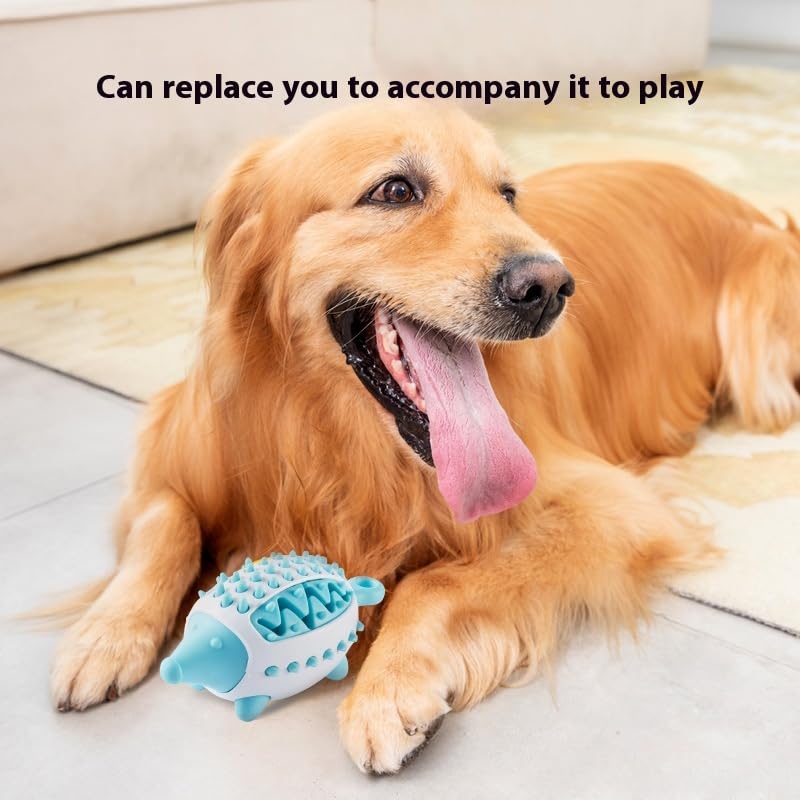 Dog Treat Interactive Chew Toy For Puppies Food-Leaking Design Teeth Grinding Cleaning Engaging Plaything For Dogs Encourages Healthy Eating And Weight Control