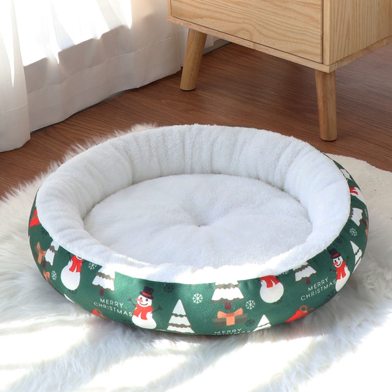 Christmas Mattresses For Pet Dogs And Cats, Warm Pet Beds, Kennel, Small And Medium-sized Dogs, Puppies And Kittens, And Extra Sizes For Sleeping