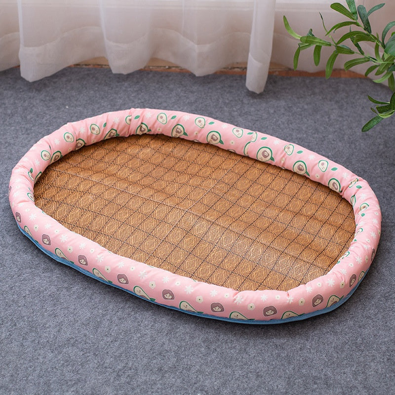 Indoor Linen Pet Bed Four Seasons Universal Large Dog Kennel Foldable