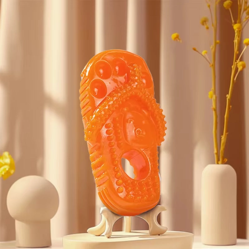 Pet Dog Chewing Toys, Slippers, Teething Toys For Puppies, Durable Rubber Shoes And Slippers, Cleaning Teeth And Protecting Oral Health