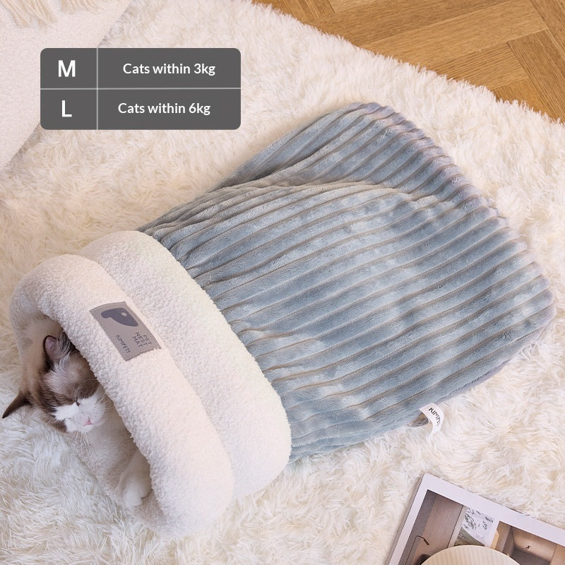 Personalized Warm Cat Bed Sleeping Bag
