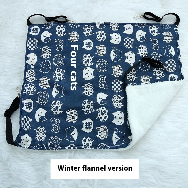 Cat Fleece-lined Hammock Hanging Pet Supplies