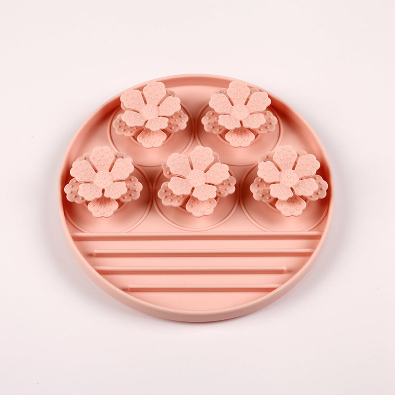 Pet Licking Pad Snack Pad Dog Tableware Suction Cup Silicone Food Bowl