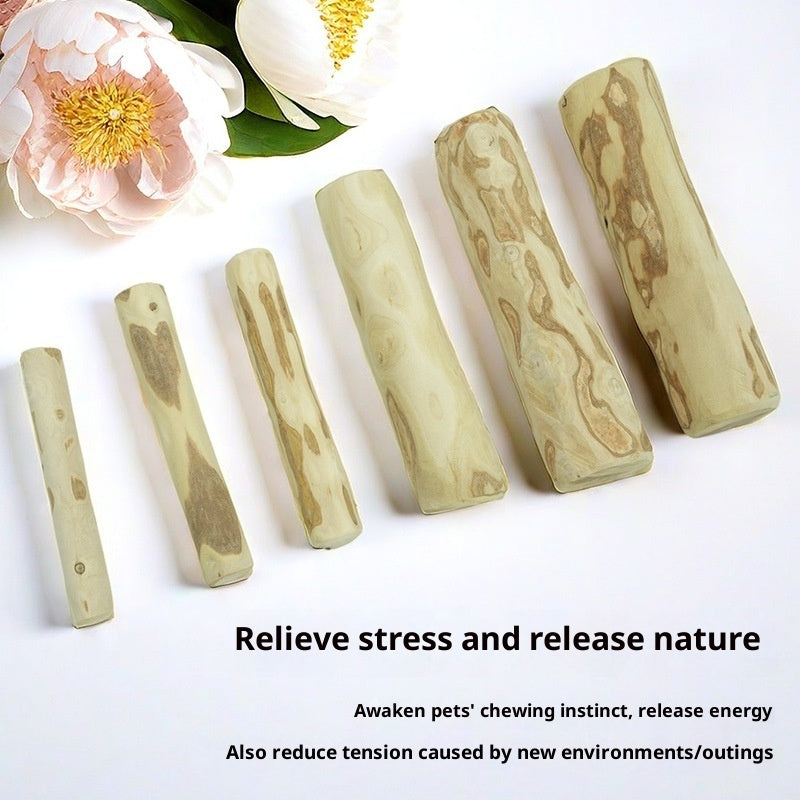 Coffee Wood Dog Toy Dog Chew Stick