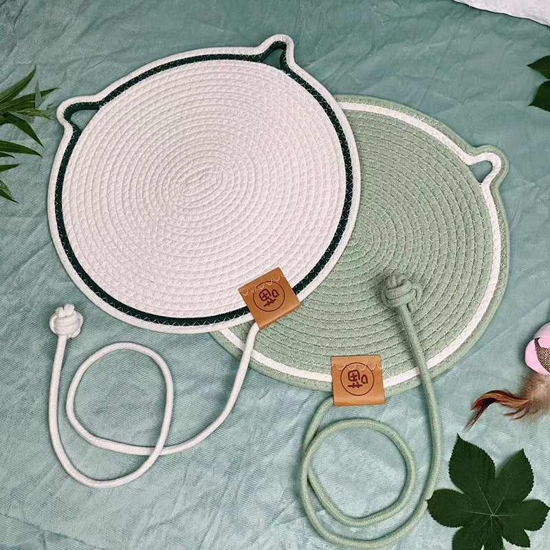 Cat Mat Wear-resistant Non-dandruff Rattan Cat Nest
