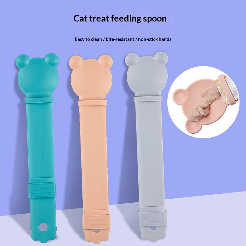 Cat Stick Spoon Cat Cat Stick Feeder Squeezer