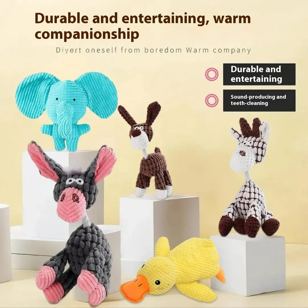 Bite-resistant Puppy Relieving Stuffy Artifact Molar Pet Plush Toy