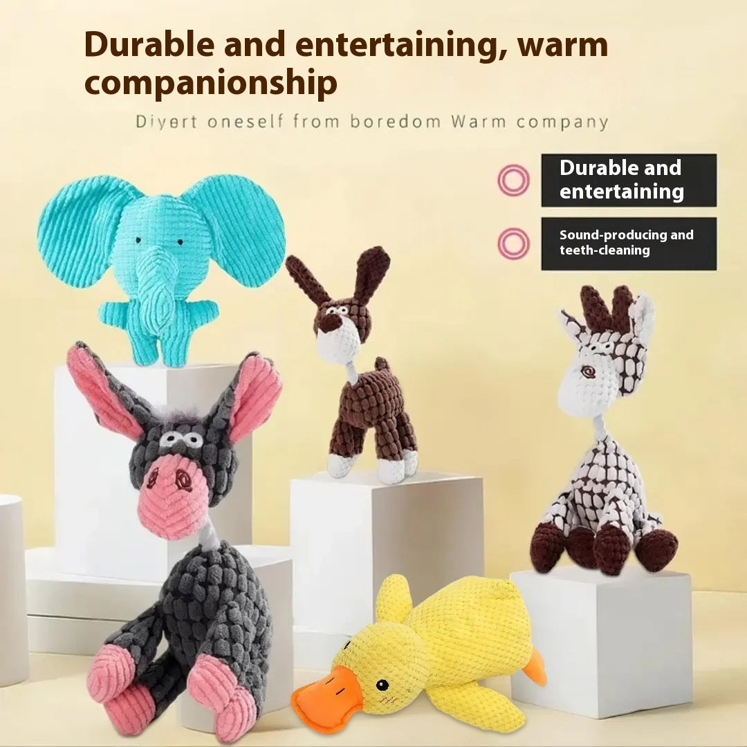 Bite-resistant Puppy Relieving Stuffy Artifact Molar Pet Plush Toy