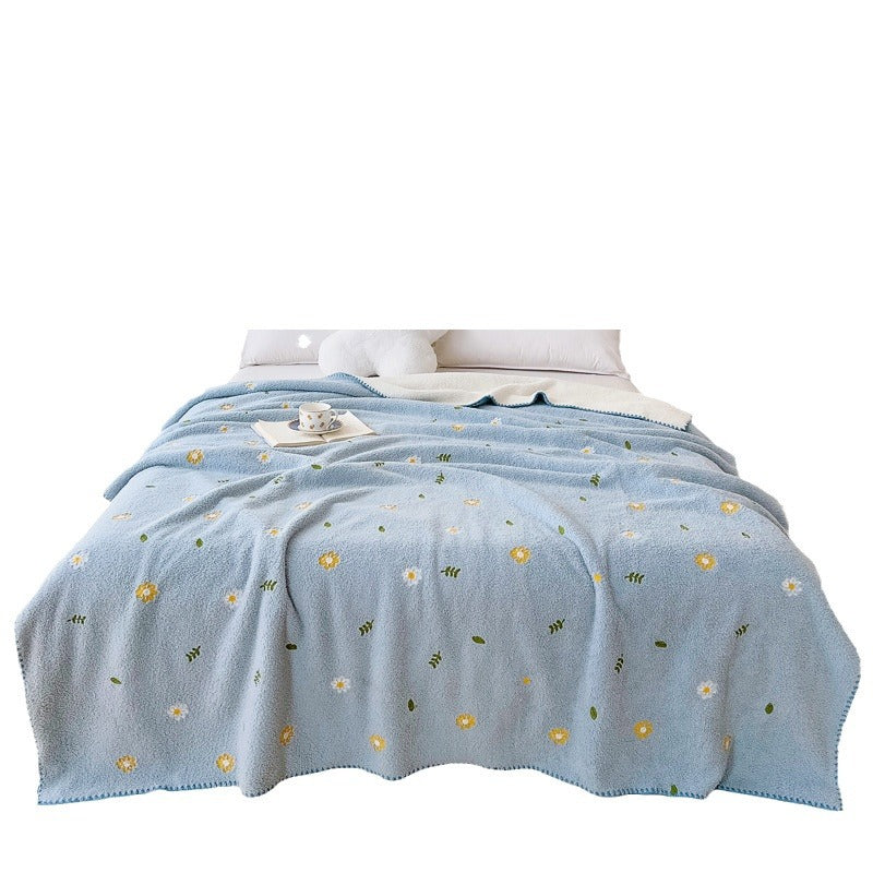 Office Nap Multifunctional Lambswool Shawl Blanket