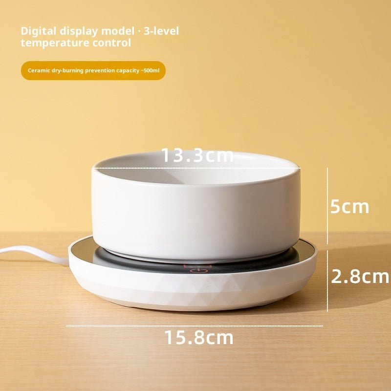 Cat Bowl Ceramic Heating Constant Temperature Cat Water Bowl