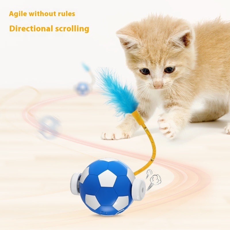 Bite-resistant Electric Cat Teasing Self-Hi Interactive Pet Jumping Ball
