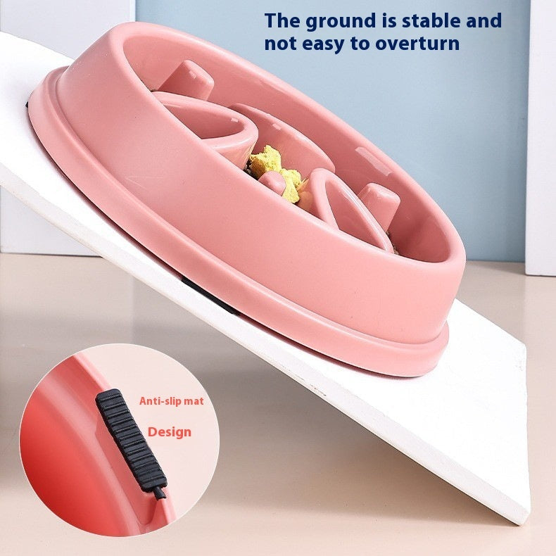 Slow Food Non-slip Anti-tumble Pet Bowl