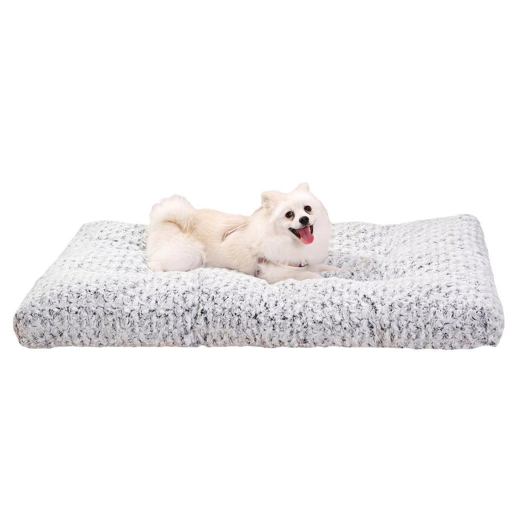 Washable Dog Bed, Luxurious Plush Dog Bed, Comfortable Dog Bed Mat, Anti-slip Pet Sleeping Mat, Large, Giant, Medium, Small