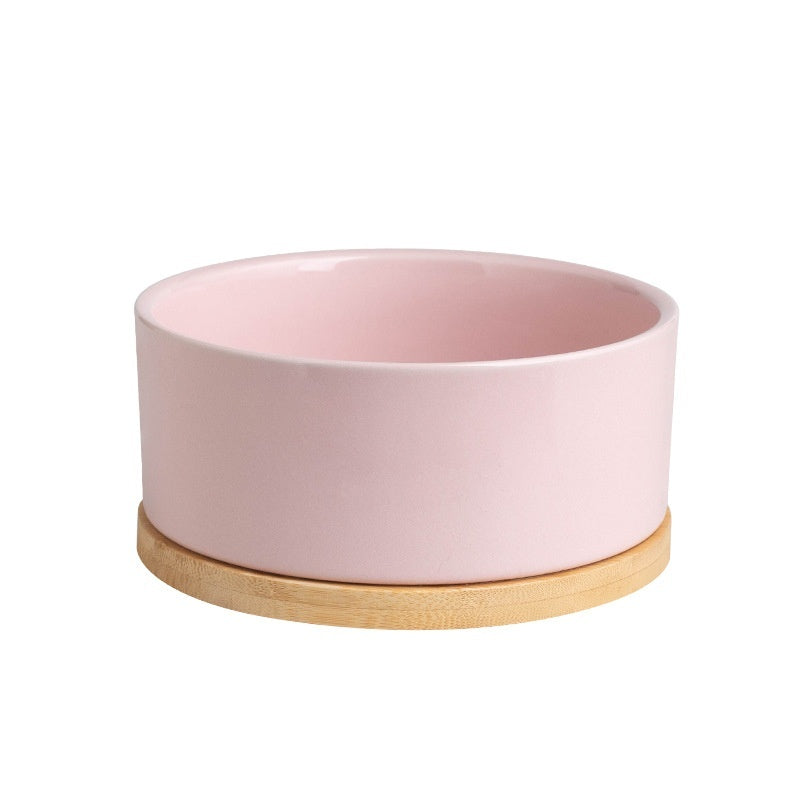 Constant Temperature Cat Ceramic Pet Heating Drinking Bowl