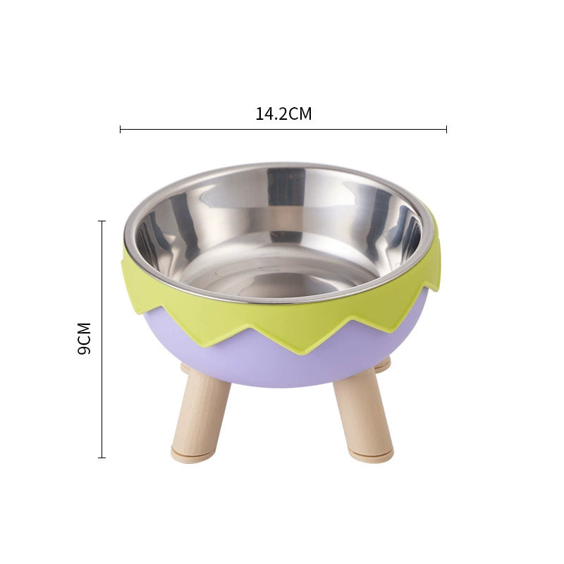 Cat Neck Protection Pet Anti-tumble Cat Bowl