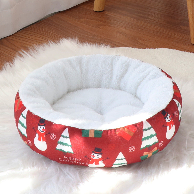 Christmas Mattresses For Pet Dogs And Cats, Warm Pet Beds, Kennel, Small And Medium-sized Dogs, Puppies And Kittens, And Extra Sizes For Sleeping