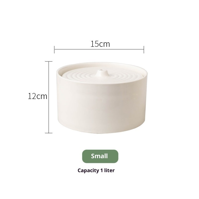 Cat Electric Ceramic Water Dispenser Drink Fountain