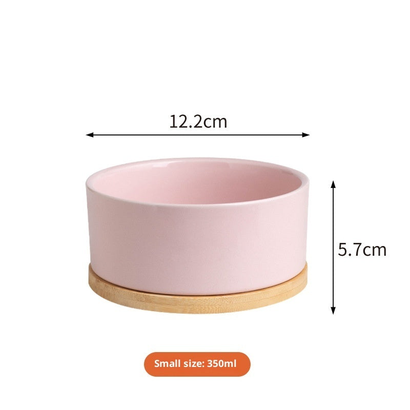 Constant Temperature Cat Ceramic Pet Heating Drinking Bowl