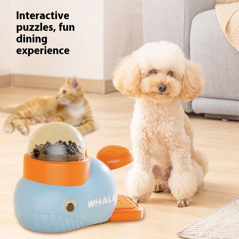 Cartoon Press Leakage Food Feeder Large Dog Relief Toys