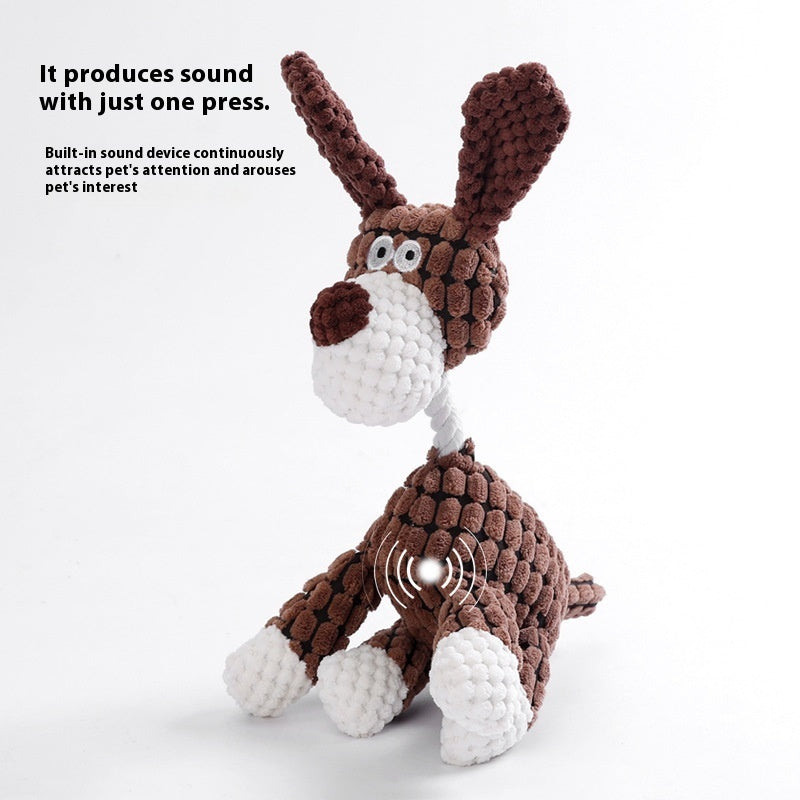 Bite-resistant Puppy Relieving Stuffy Artifact Molar Pet Plush Toy