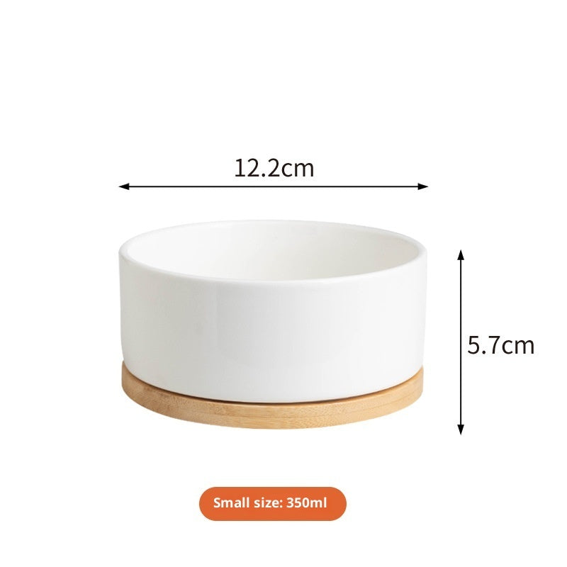 Constant Temperature Cat Ceramic Pet Heating Drinking Bowl