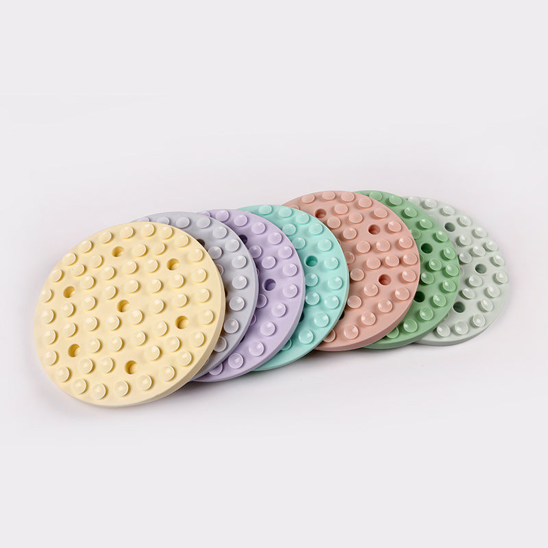 Pet Licking Pad Snack Pad Dog Tableware Suction Cup Silicone Food Bowl