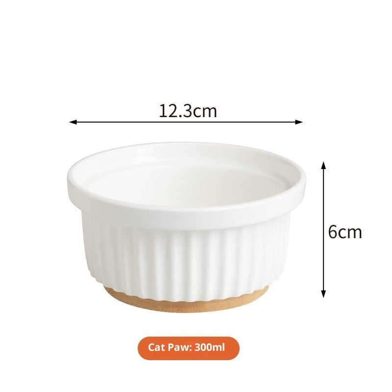 Constant Temperature Cat Ceramic Pet Heating Drinking Bowl
