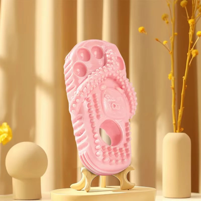 Pet Dog Chewing Toys, Slippers, Teething Toys For Puppies, Durable Rubber Shoes And Slippers, Cleaning Teeth And Protecting Oral Health