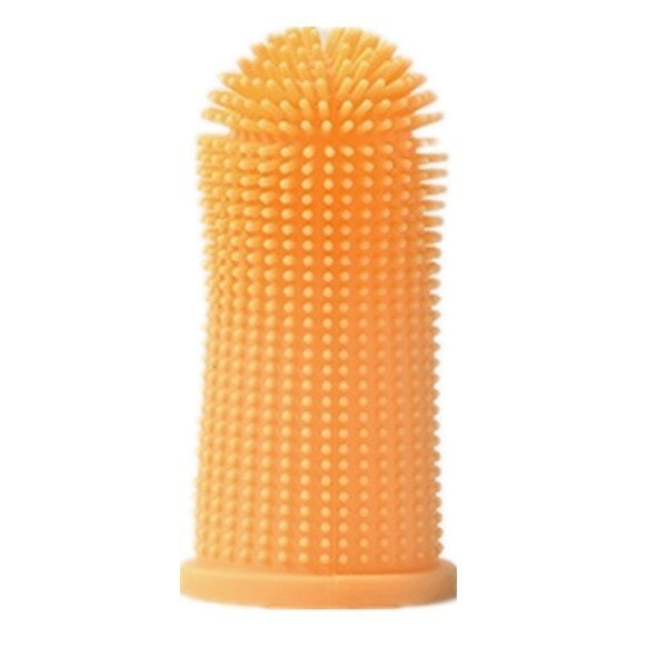 360-degree Silicone Finger Toothbrush For Cross-border Pets, Deep Oral Cleaning Finger Sleeve For Dogs And Cats