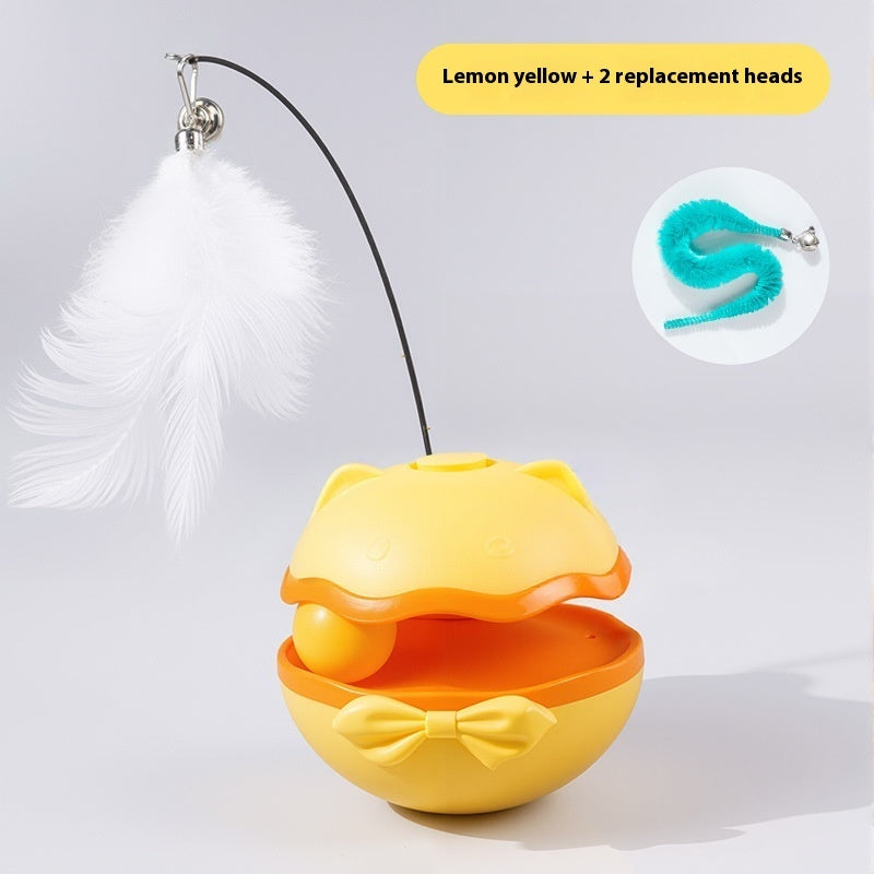 Electric Cat Toy Tumbler Self-Hi Cat Teaser