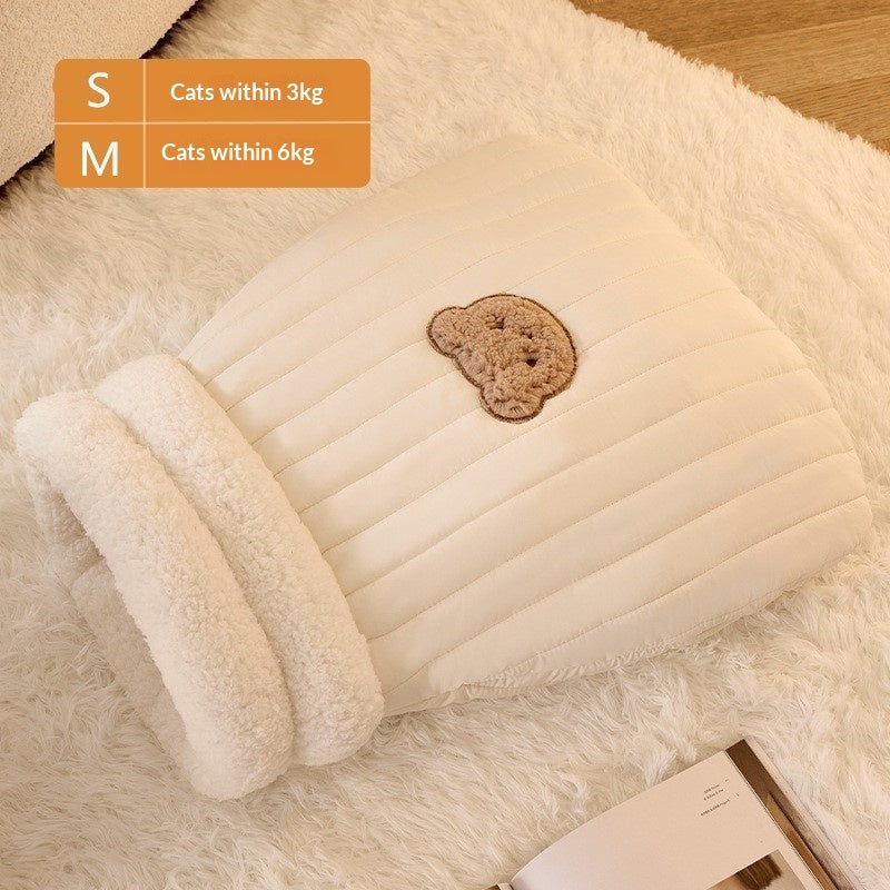 Personalized Warm Cat Bed Sleeping Bag