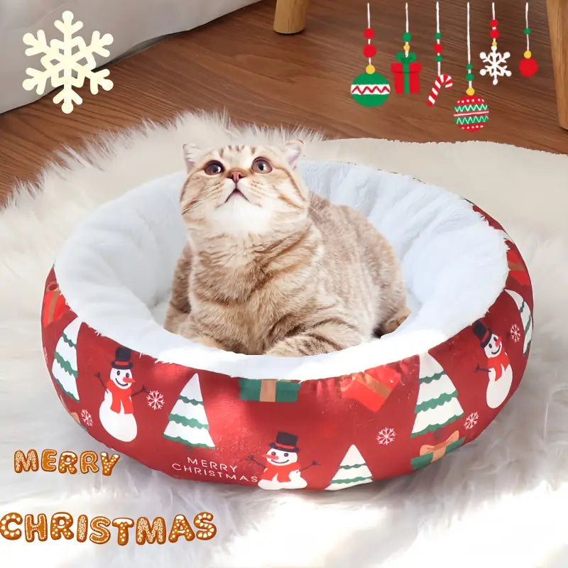 Christmas Mattresses For Pet Dogs And Cats, Warm Pet Beds, Kennel, Small And Medium-sized Dogs, Puppies And Kittens, And Extra Sizes For Sleeping