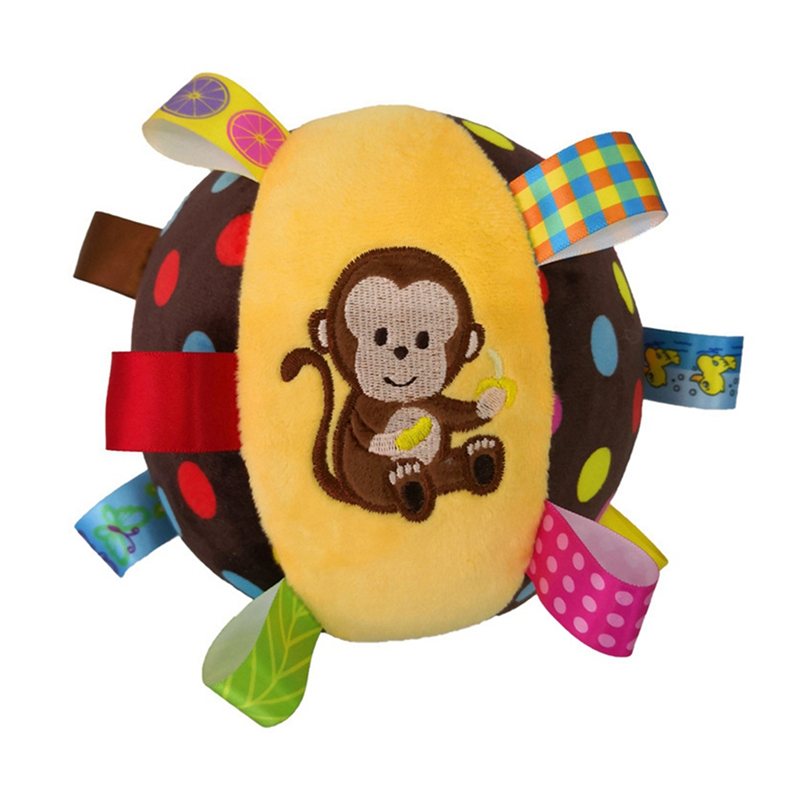 Plush Dog Sound Ringing Ball, Interactive Pet Toy, Teeth Cleaning, Chewing Toy, Big Dog, Little Dog